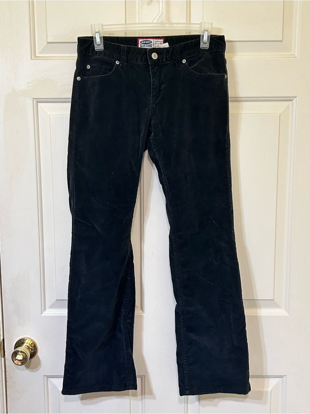 Old Navy Black Corduroy Flare Jeans